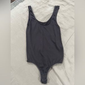 Skims Cotton Ribbed Bodysuit